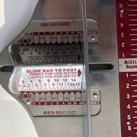 APEX Foot Measuring System 1131W Ladies/Women's Shoe Size Foot Measuring Tool - Picture 8 of 11